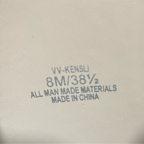 VINCE CAMUTO KENSLI SNAKESKIN OPEN TOE ANKLE BOOTS - Picture 8 of 9